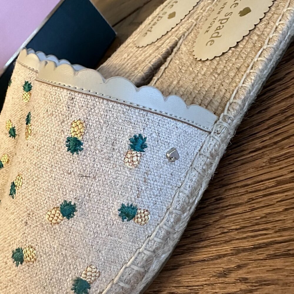 NEW!! Kate Spade Rosie Pineapple Flats -Size 8 - Picture 4 of 10
